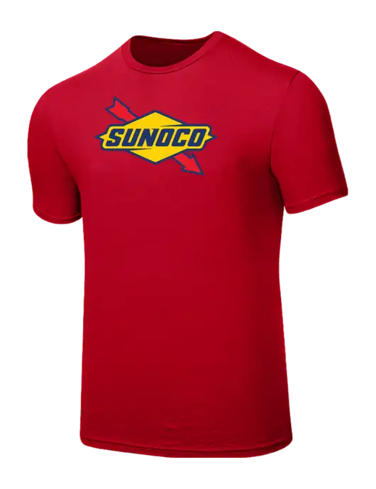 Seriously Soft Red T-Shirt w/Sunoco Logo