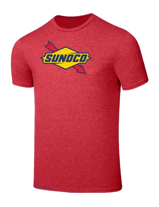 Seriously Soft Heathered Red T-Shirt w/Sunoco Logo
