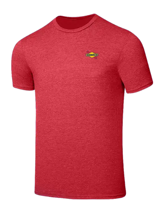 Seriously Soft Heathered Red T-Shirt w/Sunoco Logo