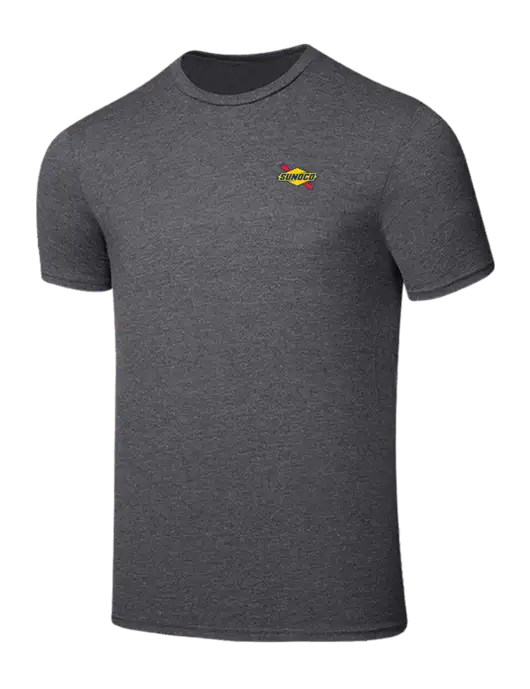 Seriously Soft Heathered Charcoal T-Shirt w/Sunoco Logo