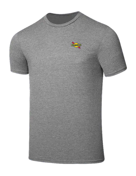 Seriously Soft Grey Frost T-Shirt w/Sunoco Logo