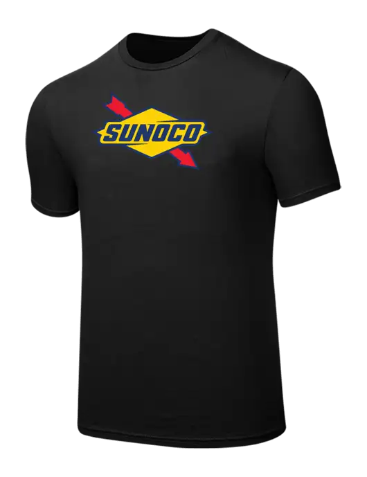 Seriously Soft Black T-Shirt w/Sunoco Logo