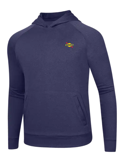 Tech True Navy Fleece Hooded Sweatshirt w/Sunoco Logo
