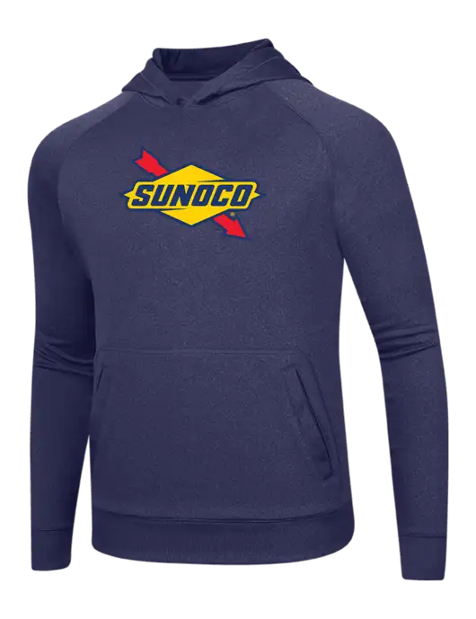 Tech True Navy Fleece Hooded Sweatshirt w/Sunoco Logo