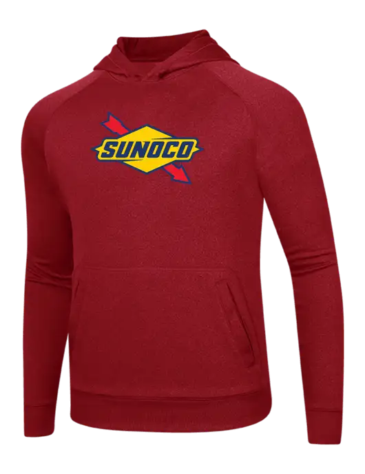 Tech True Red Fleece Hooded Sweatshirt w/Sunoco Logo