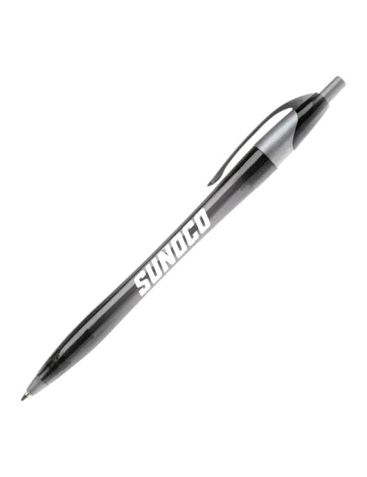 Novella Translucent Black/Silver Jewel Pen w/Sunoco Logo