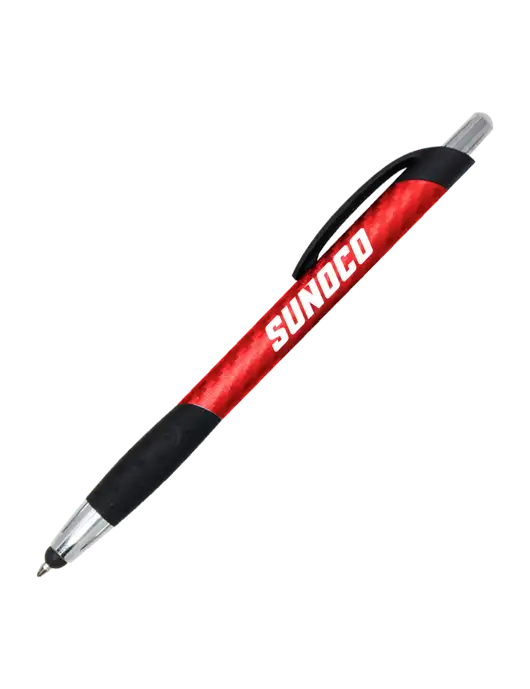 Sunray Red Stylus Pen - Black Ink w/Sunoco Logo