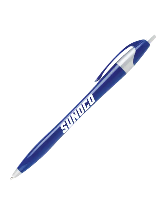 Novella Navy/Silver Corporate Pen w/Sunoco Logo