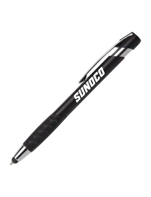 Alize Black Stylus Black Ink Pen w/Sunoco Logo