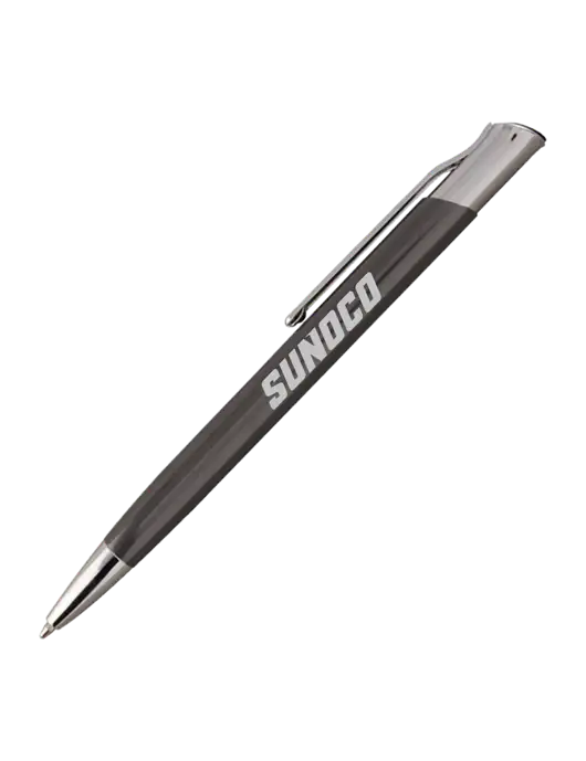 San Malo Gunmetal Pen - Black Ink w/Sunoco Logo