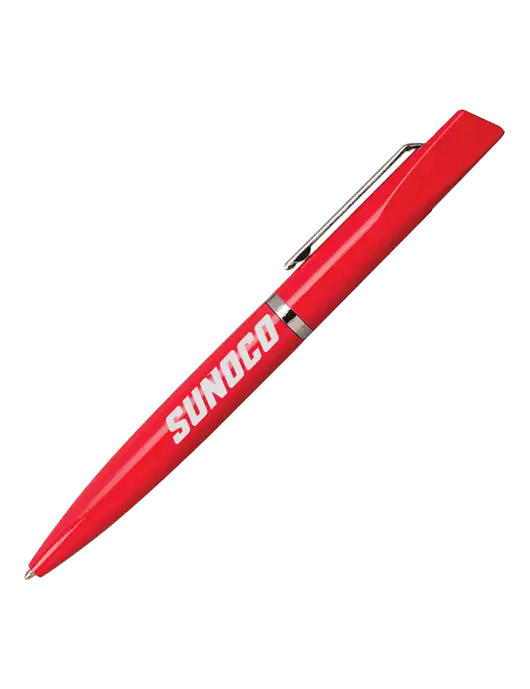 Santos Red Pen - Black Ink w/Sunoco Logo