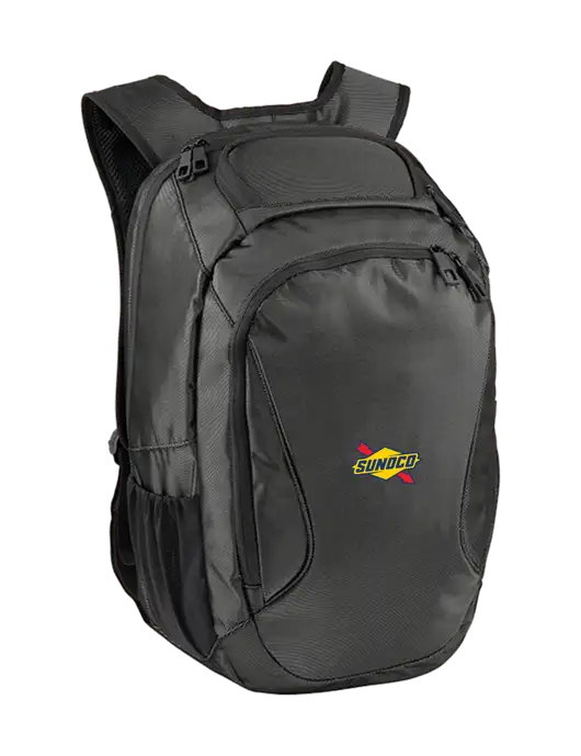 Stealth Dark Grey/Black Laptop Backpack w/Sunoco Logo
