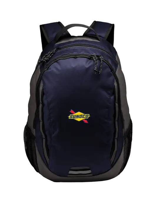 Ridge Deep Navy/Dark Charcoal Laptop Backpack w/Sunoco Logo