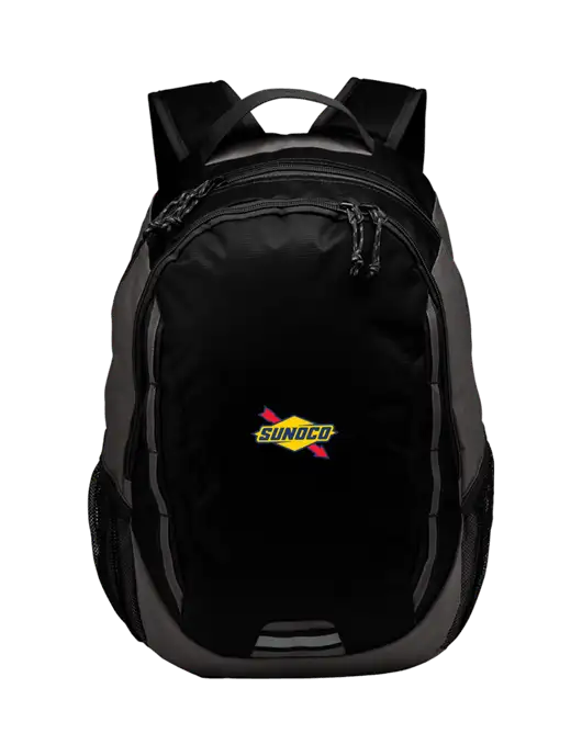 Ridge Black/Dark Charcoal Laptop Backpack w/Sunoco Logo