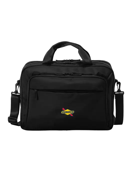 Travel Exec Black Laptop Briefcase w/Sunoco Logo