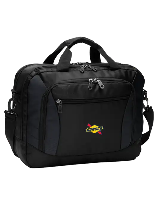 Commuter Black Laptop Briefcase w/Sunoco Logo
