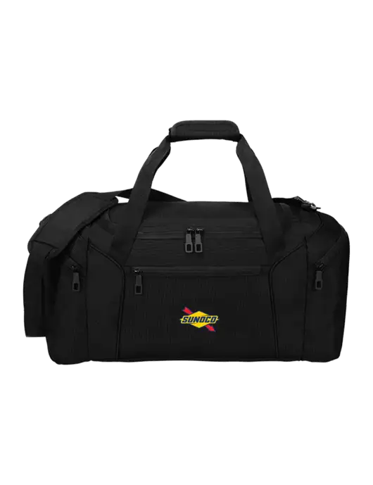 Slim & Lite Black Duffel    w/Sunoco Logo