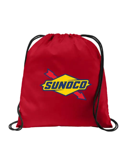 Drawstring True Red Cinch Pack w/Sunoco Logo