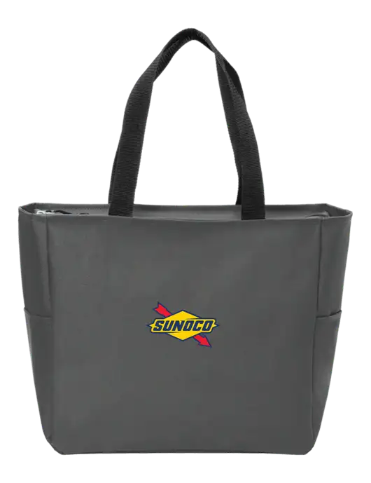 Everyday Charcoal Zip Tote Dark w/Sunoco Logo