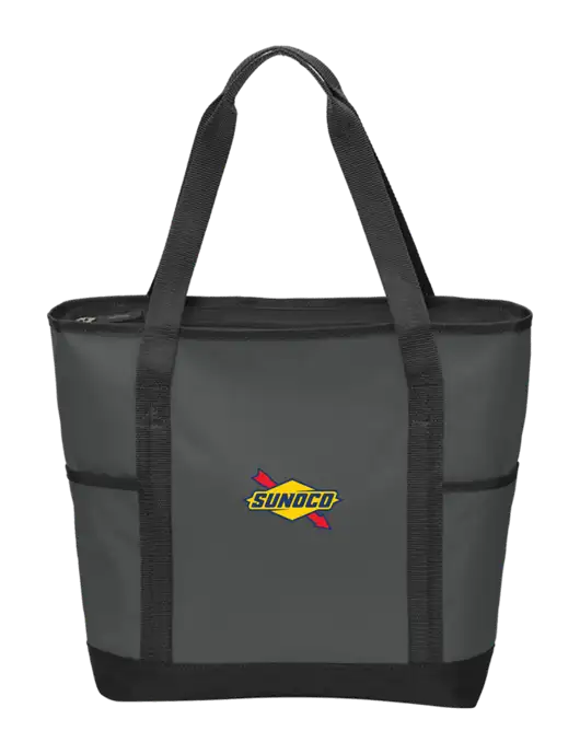 On the Go Charcoal/Black Tote  w/Sunoco Logo