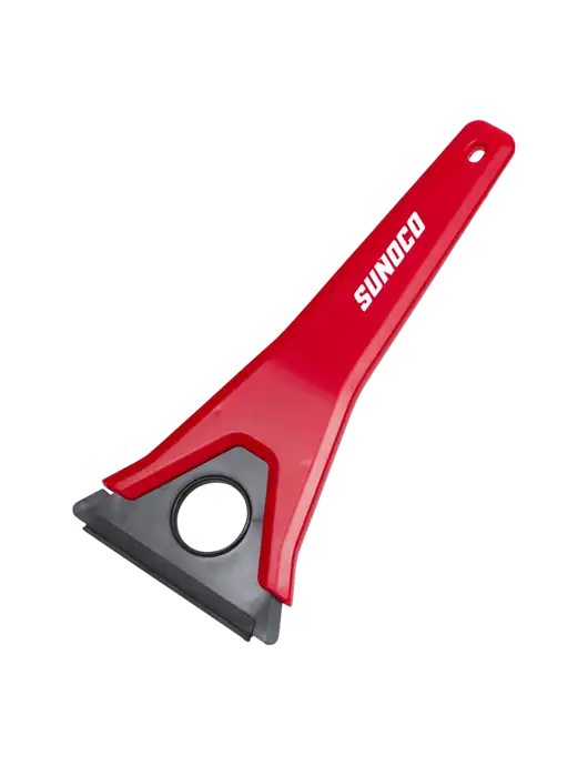 TriBlade Red Windshield Scraper w/Sunoco Logo