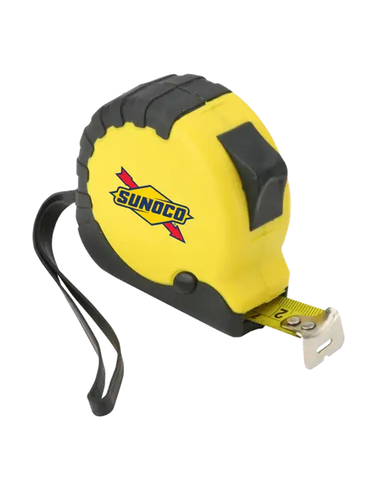 Yellow Tape Measure, 16' w/Sunoco Logo
