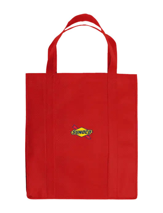 Eco Reusable Jumbo Red Shopping Bag w/Sunoco Logo
