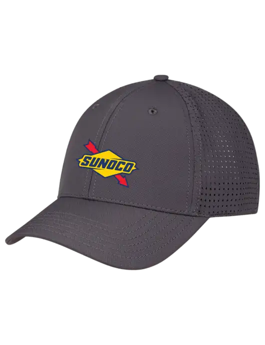 Charcoal Performance Stretchable Cap Hook & Loop w/Sunoco Logo