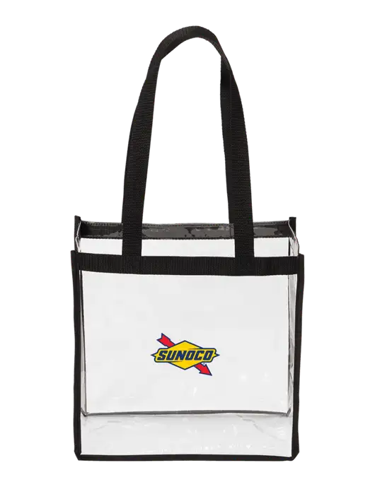 Clear Stadium Tote w/Sunoco Logo