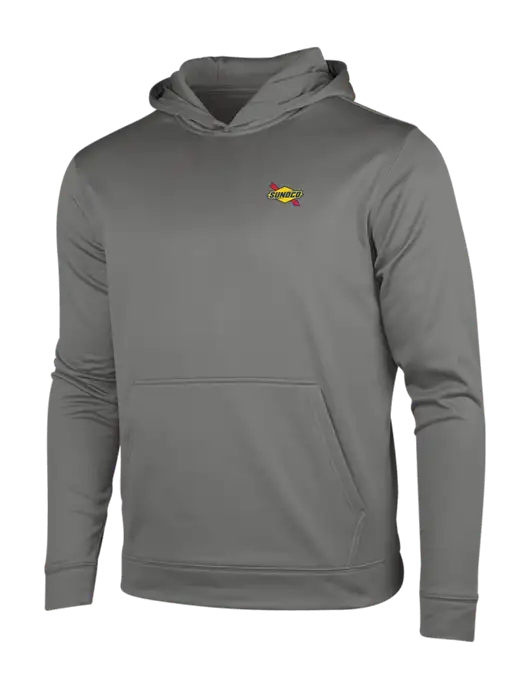 Dark Smoke Grey Sport-Wick Fleece Hooded Pullover w/Sunoco Logo