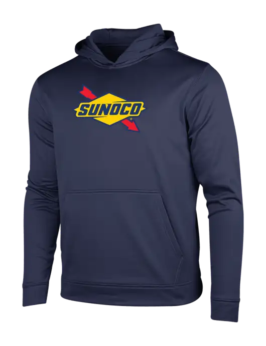 Navy Sport-Wick Fleece Hooded Pullover w/Sunoco Logo