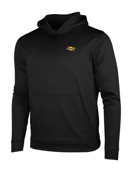 Black Fleece Sport-Wick Hooded Pullover w/Sunoco Logo