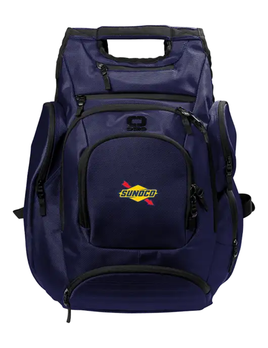 OGIO Navy Metro Ballistic Laptop Backpack w/Sunoco Logo