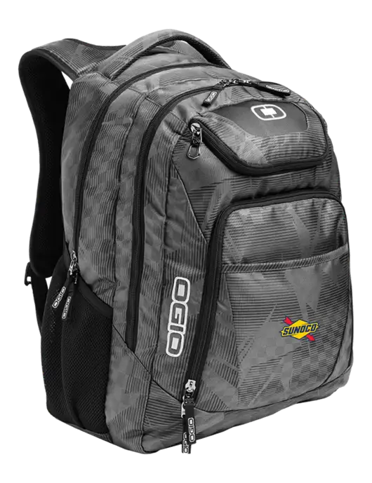 OGIO Race Day Silver Excelsior Laptop Backpack w/Sunoco Logo