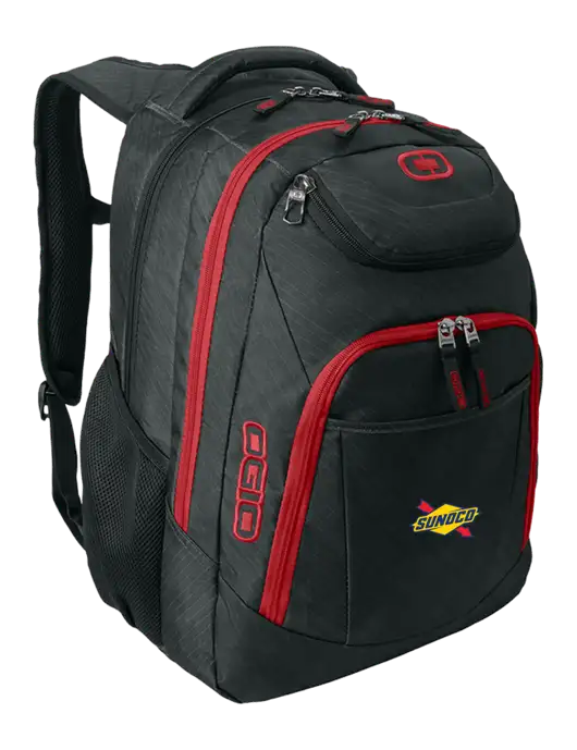 OGIO Dark Grey/Red Excelsior Laptop Backpack w/Sunoco Logo