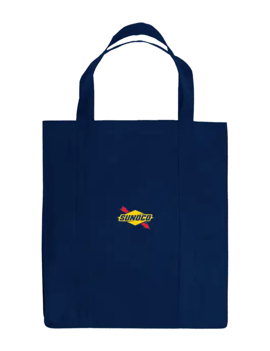 Eco Reusable Jumbo Navy Blue Shopping Bag w/Sunoco Logo