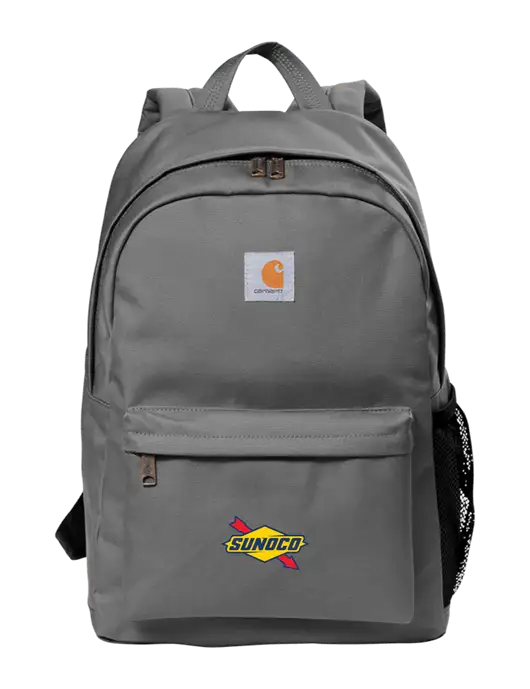 Carhartt Grey Canvas Backpack w/Sunoco Logo