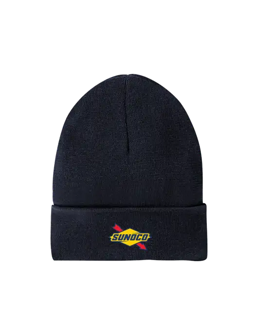 Recycled True Navy Beanie w/Sunoco Logo