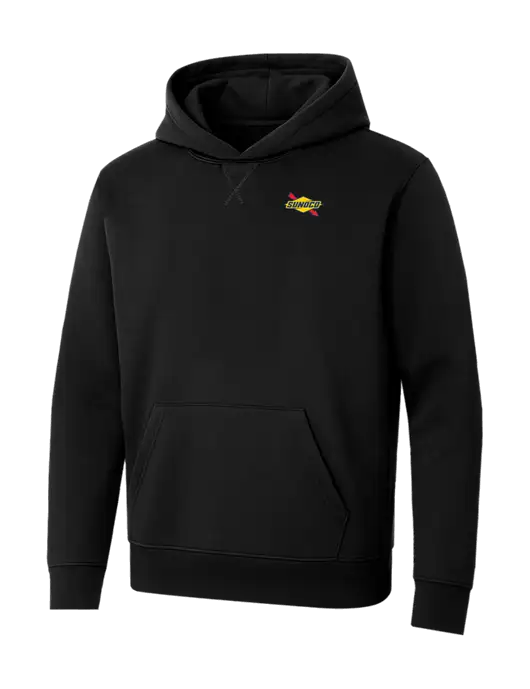 Allmade Deep Black Organic French Terry Pullover Hoodie w/Sunoco Logo