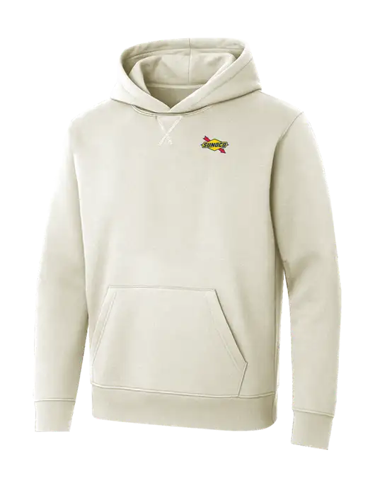 Allmade White Sand Organic French Terry Pullover Hoodie w/Sunoco Logo