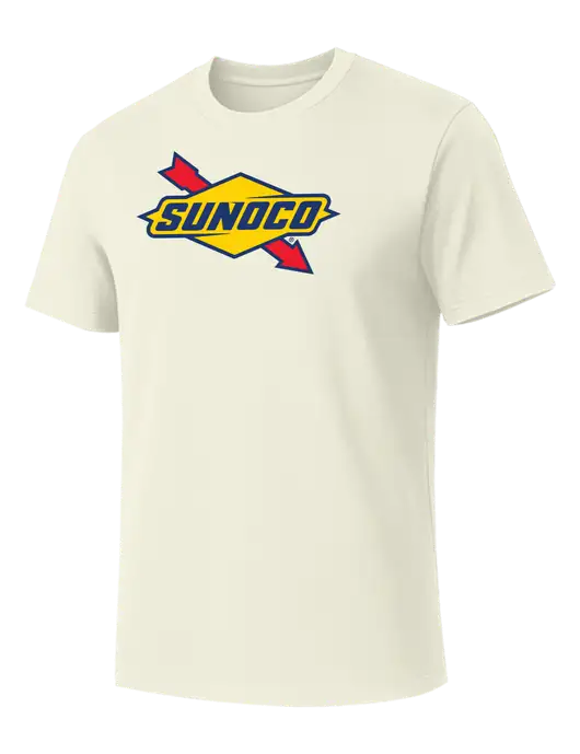 Allmade White Sand Organic Cotton Tee w/Sunoco Logo