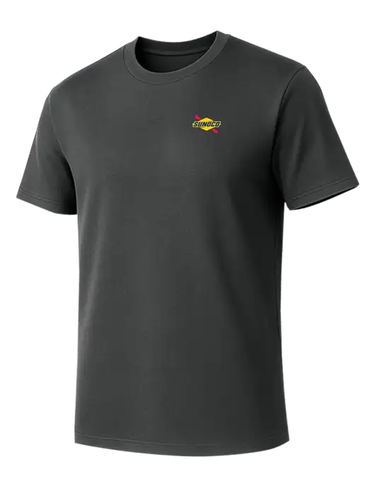 Allmade Charcoal Grey Organic Cotton Tee w/Sunoco Logo