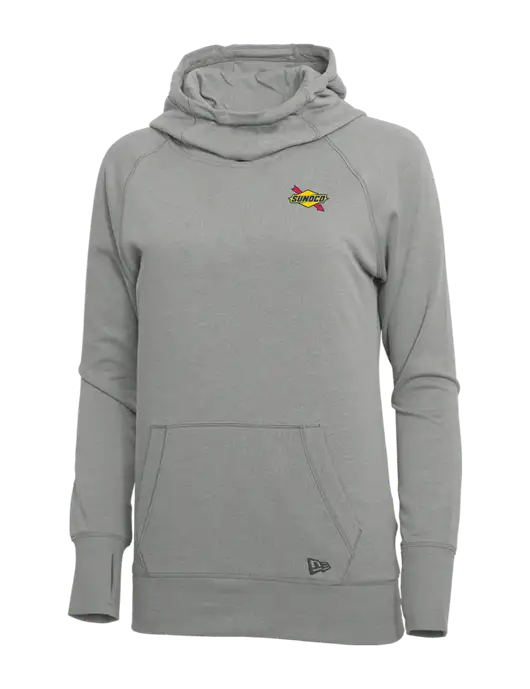 New Era Shadow Grey Heather Womens Tri-Blend Fleece Pullover