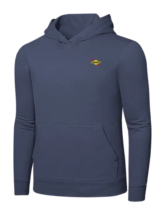 Steel Blue 7.8. oz Ring Spun Hooded Sweatshirt w/Sunoco Logo