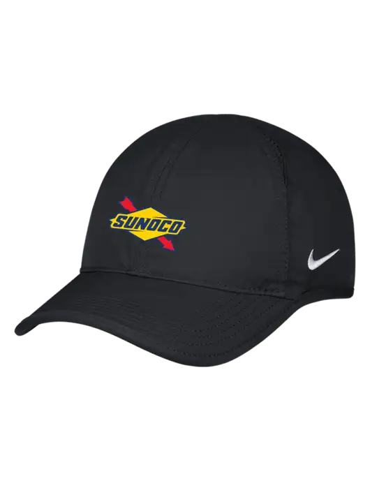 Nike Black Featherlight Cap w/Sunoco Logo