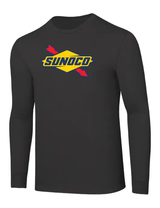 Core Blend Charcoal Grey Long Sleeve Tee w/Sunoco Logo