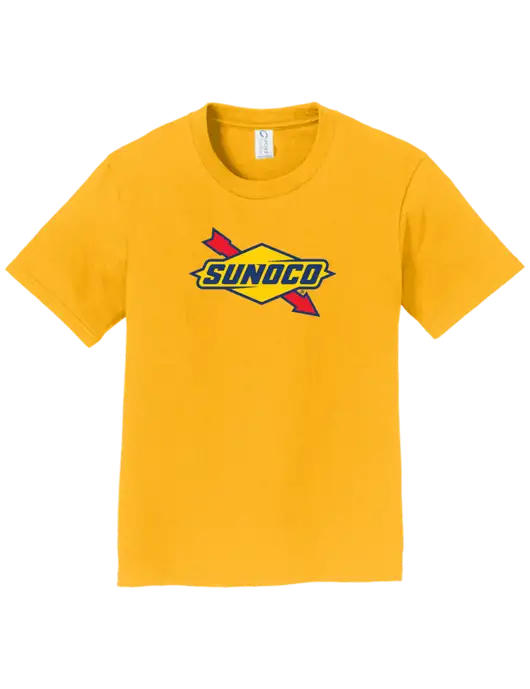 Youth Ring Spun Yellow Gold 4.5 oz T-Shirt w/Sunoco Logo