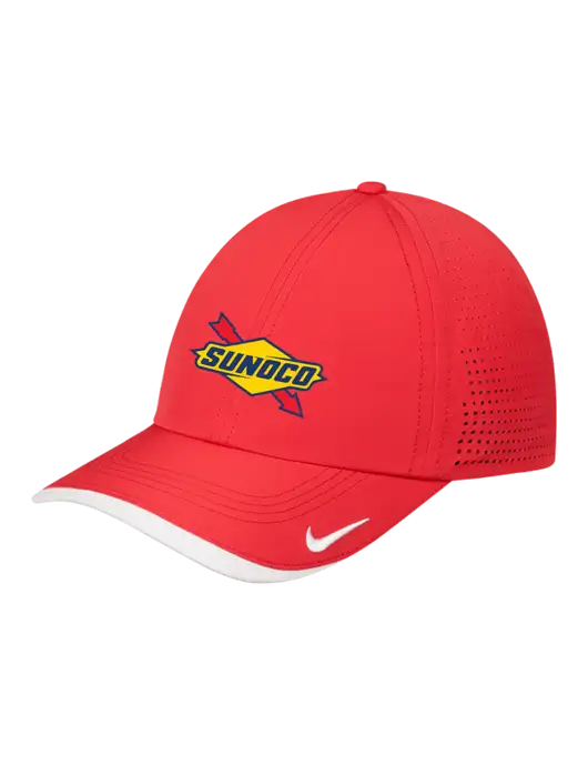 Nike Red/White Dri-FIT Perforated Performance Cap w/Sunoco Logo