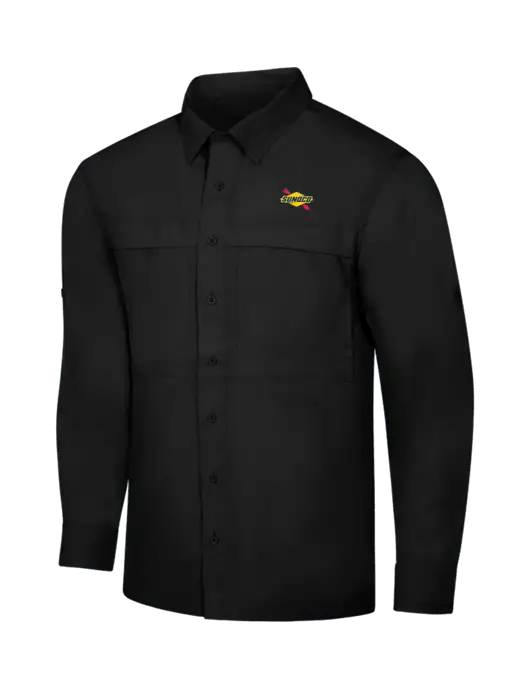 Black Long Sleeve UV Daybreak Shirt w/Sunoco Logo