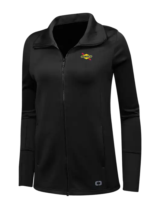 OGIO Black Womens Endurance Modern Performance Full-Zip w/Sunoco Logo